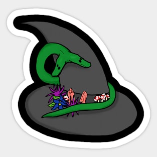 The Witch's Hat Sticker